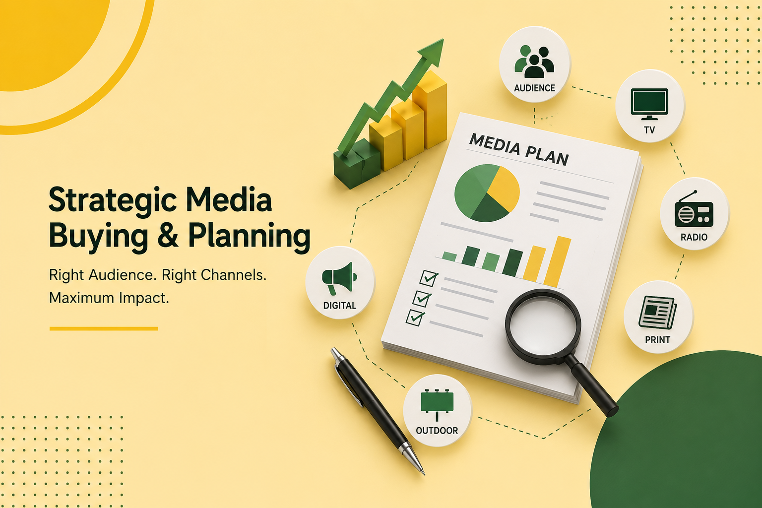 Strategic media buying and planning campaign